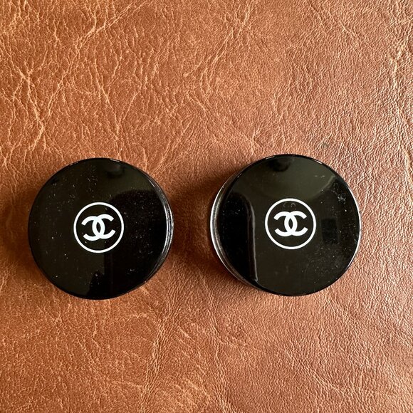CHANEL Cosmetic Glass Jars Containers - Lot of 2 - Picture 6 of 9